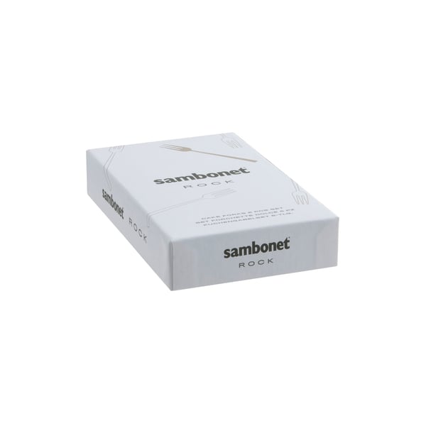 Sambonet Rock Kagegaffel Rustfrit stål 6 stk