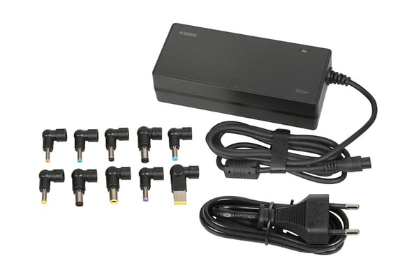 iBox IUZ120WA virta-adapteri ja vaihtosuuntaaja Sisätila 120 W Musta