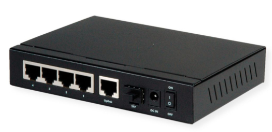 ROLINE 21.14.3524 netværksswitch Gigabit Ethernet (10/100/1000) Strøm over Ethernet (PoE) Sort