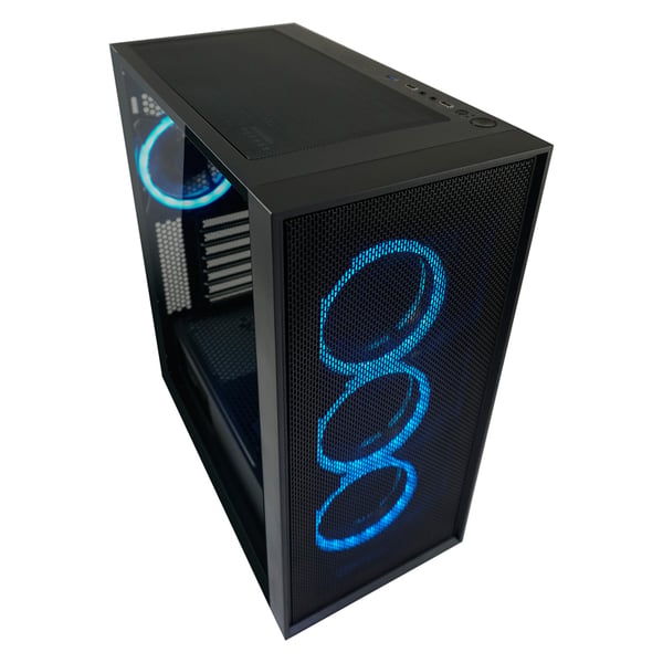 LC-Power Black_Wanderer_X Midi Tower Svart