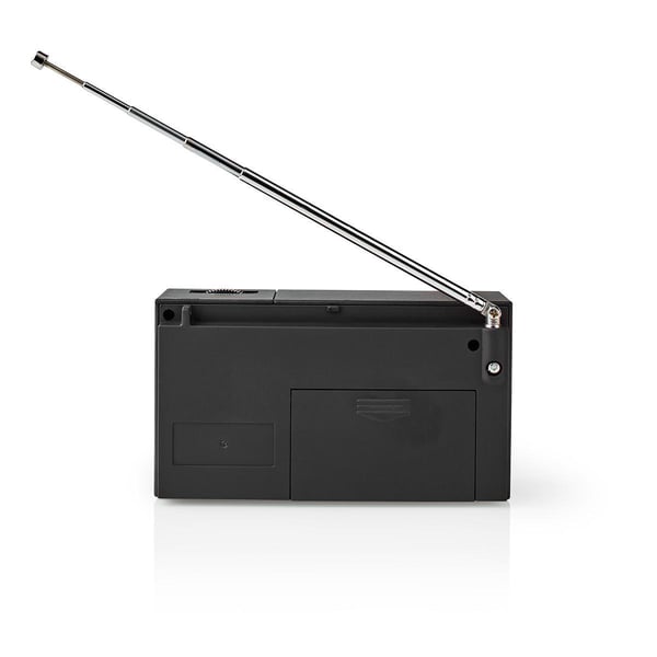 Nedis RDFM1200BK radioapparater Bärbar Analog Svart