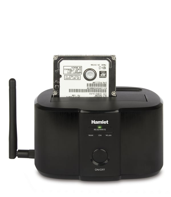 Miniatyrbillede 9 af 10: Hamlet HXDDWIFI drev dockingstation Sort