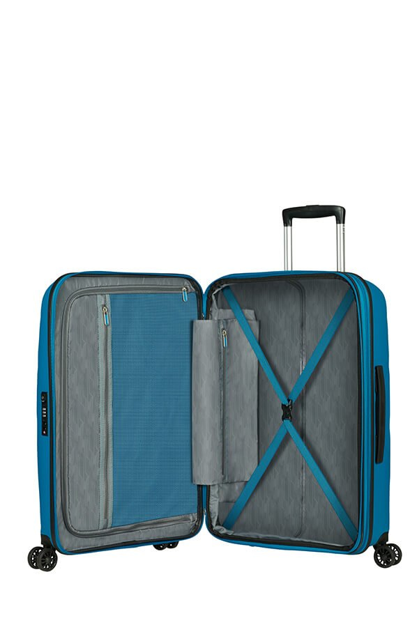 American Tourister BON AIR DLX Trolley Hård skal Blå 66 L Polypropylen (PP)