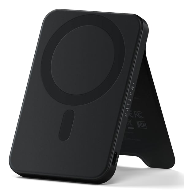 Miniatyrbillede 1 af 5: Satechi ST-B5Q2SK powerbank 5000 mAh Trådløs opladning Sort