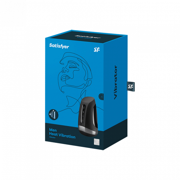 Satisfyer SAM103 onanihjälpmedel för män Svart Akrylnitrilbutadienstyren (ABS), Silikon