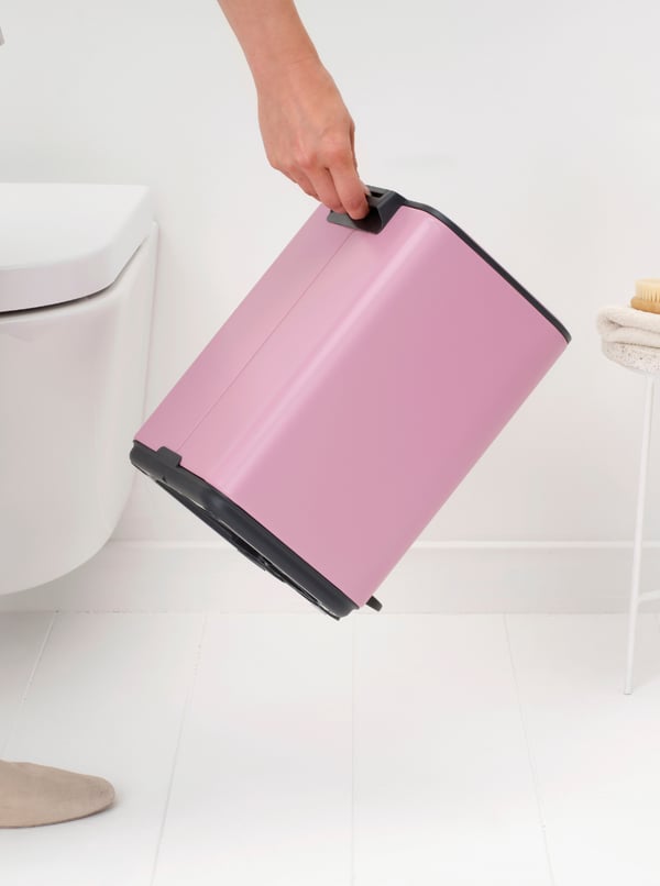 Brabantia Bo 7 L Rektangulær Stål Lyserød