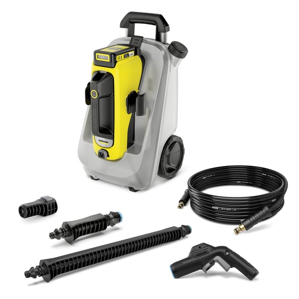 Kärcher OC 6-18 PREMIUM BATTERY SET högtryckstvätt Upprätt Batteri 200 l/h Svart, Grå, Gul