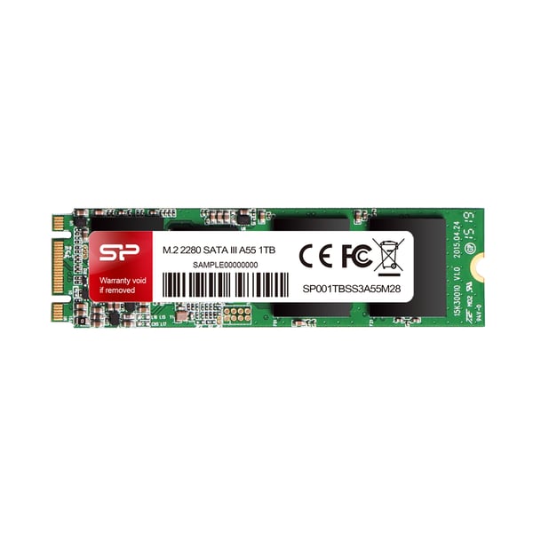 Silicon Power SP128GBSS3A55M28 intern solid state drev 128 GB M.2 Serial ATA III SLC