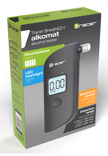 Tracer BreathEZ-1 Svart Precisions halvledarsensor Inbyggd display