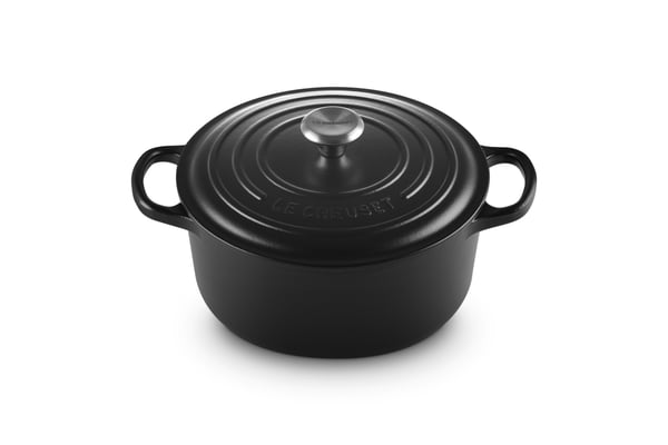 Le Creuset Signature 3,3 l Rund Svart