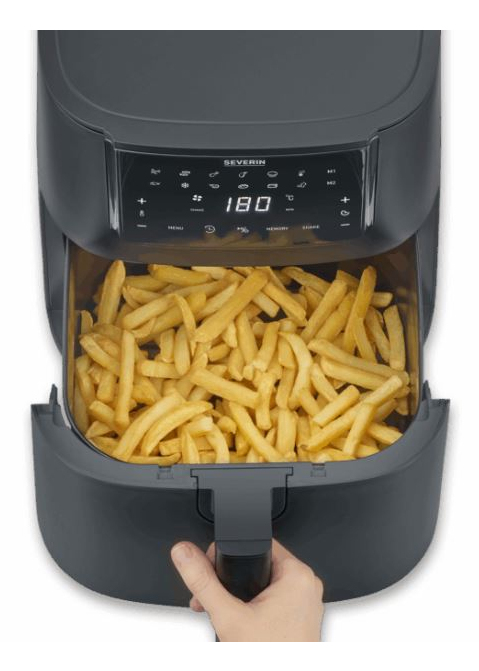 Miniatyrbild 9 av 10: Severin FR 2462 Single 7 l Fristående 1700 W Fritös Svart