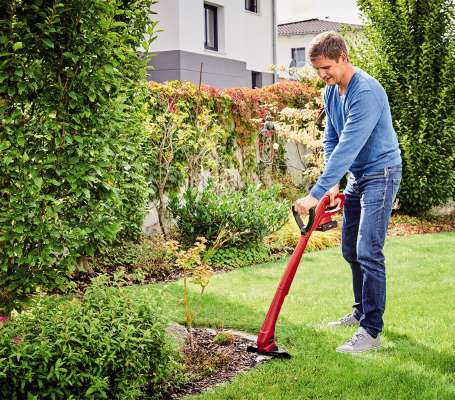 Einhell 3411104 børsteskærer & strengtrimmerer 24 cm Batteri Sort, Rød