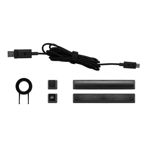 Corsair K65 RGB tastatur Spil USB QWERTY UK engelsk Sort