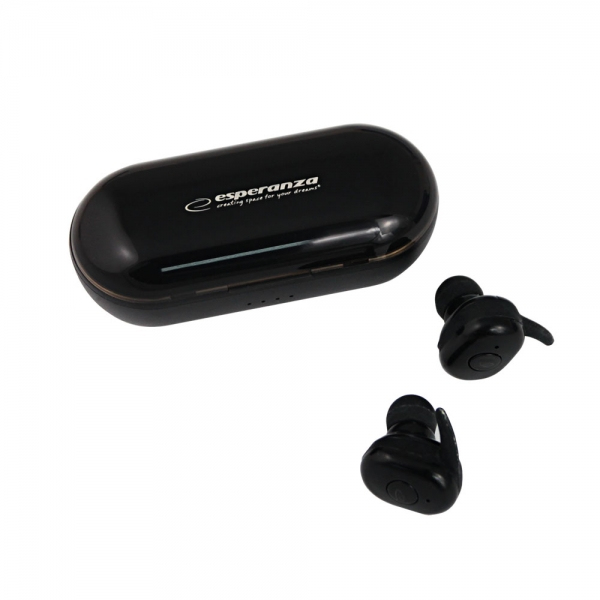 Miniatyrbillede 4 af 6: Esperanza TWS CARDERA Hovedtelefoner Trådløs I ørerne Opkald/musik Bluetooth Sort