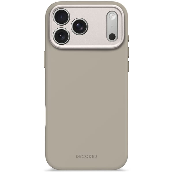 Miniatyrbillede 1 af 9: Decoded AntiMicrobial Silikone Bagsidecover - beskyttende silikoneetui til iPhone 17 Pro Max kompatibelt med MagSafe (soft taupe)