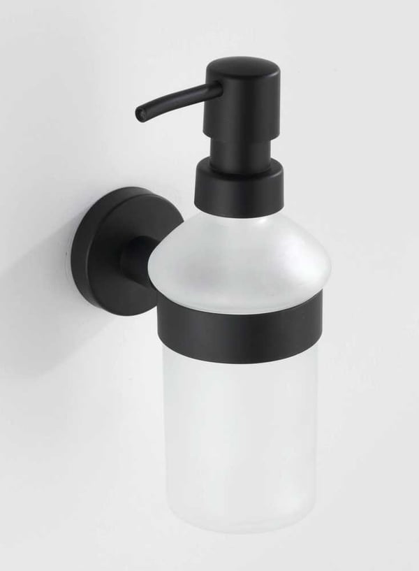 WENKO 24235100 tvåldispenser 0,2 l Svart, Vit