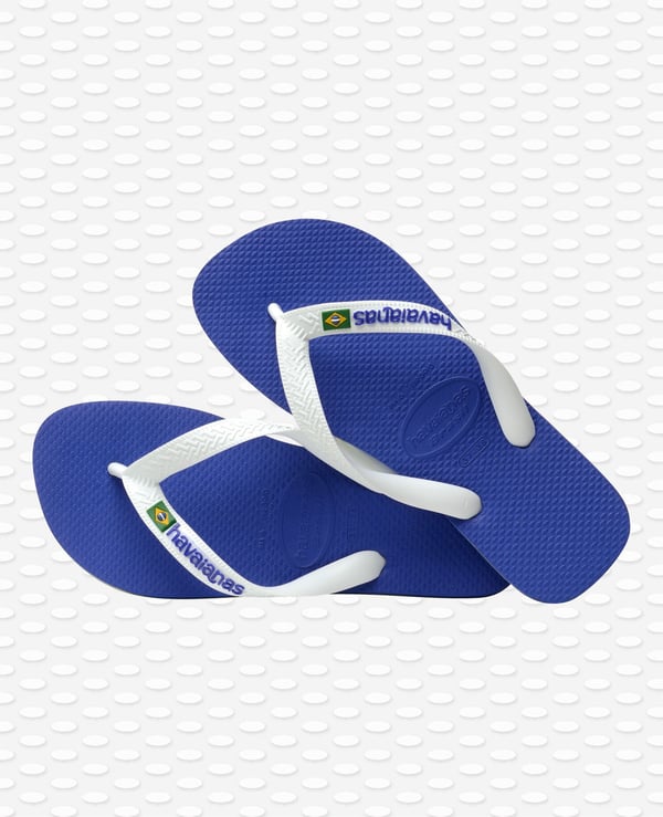 Havaianas Brasil Logo Hunstik Blå