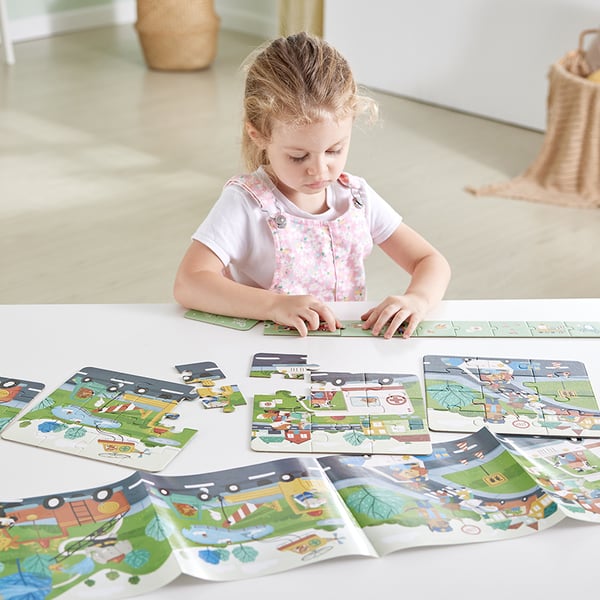 Hape E1639 puslespil Blok puslespil 71 stk Børn