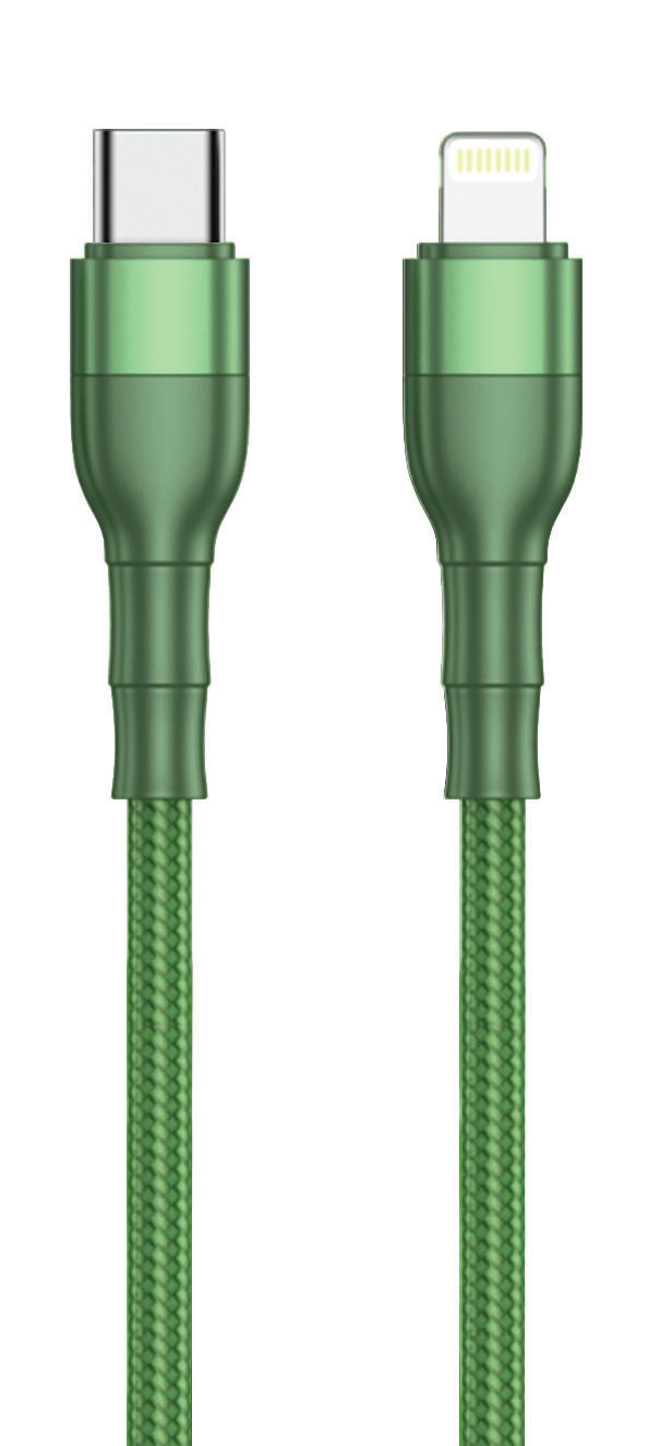 2GO 797312 Lightning kabel 1 m Grøn