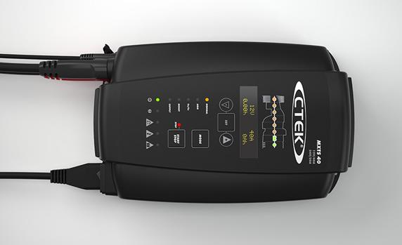 Miniatyrbillede 1 af 4: Ctek MXTS 40 12 V Sort
