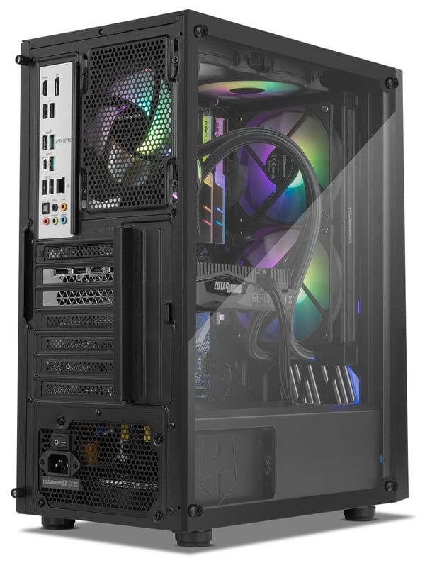 NOX Hummer Frost Midi Tower Svart