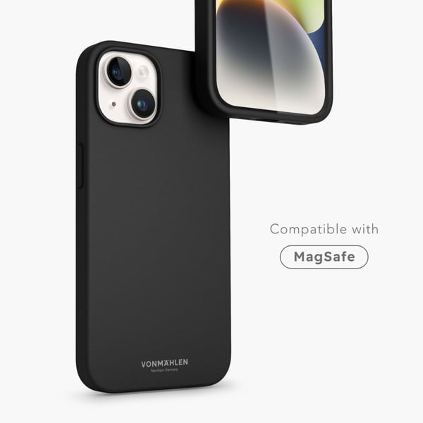 Pikkukuva 4 / 6: Vonmählen Eco Silicone Case matkapuhelimen suojakotelo 15,4 cm (6.06") Suojus Musta