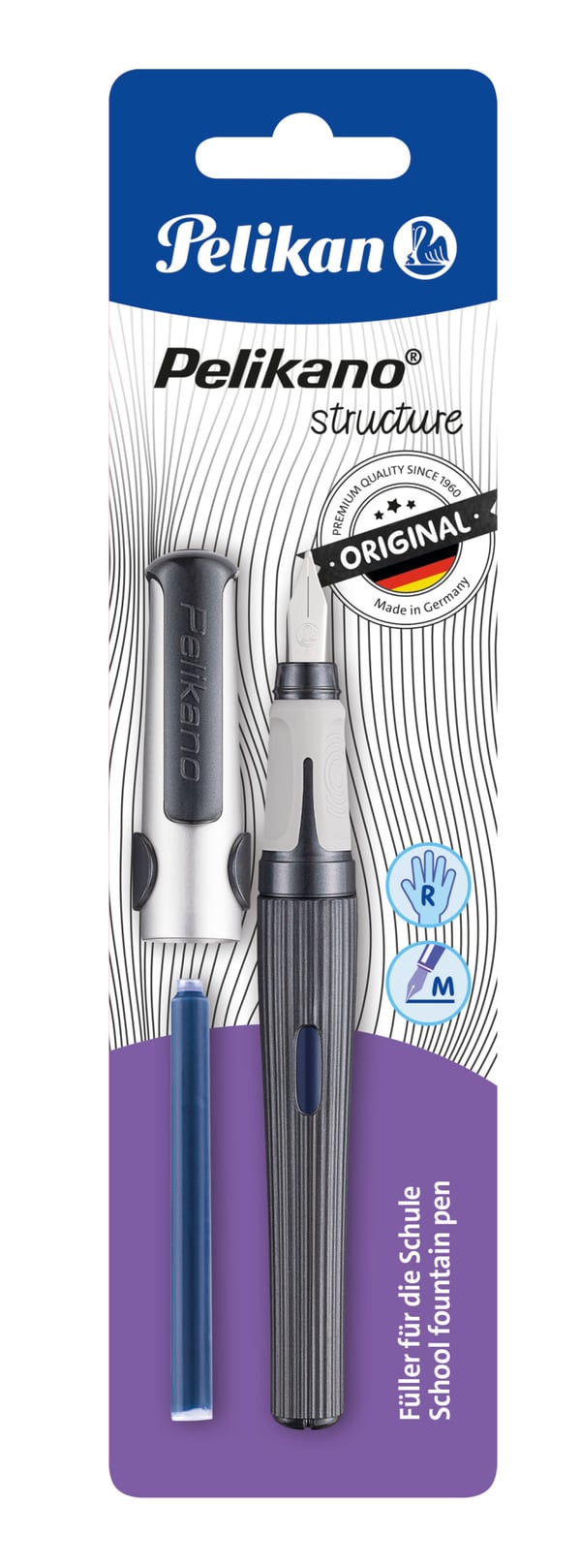 Pelikan 824569 fyldepen Påfyldningssystem til patron Forskellige farver 3 stk