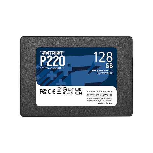 Miniatyrbillede 1 af 5: Patriot Memory P220 128GB 2.5" Serial ATA III