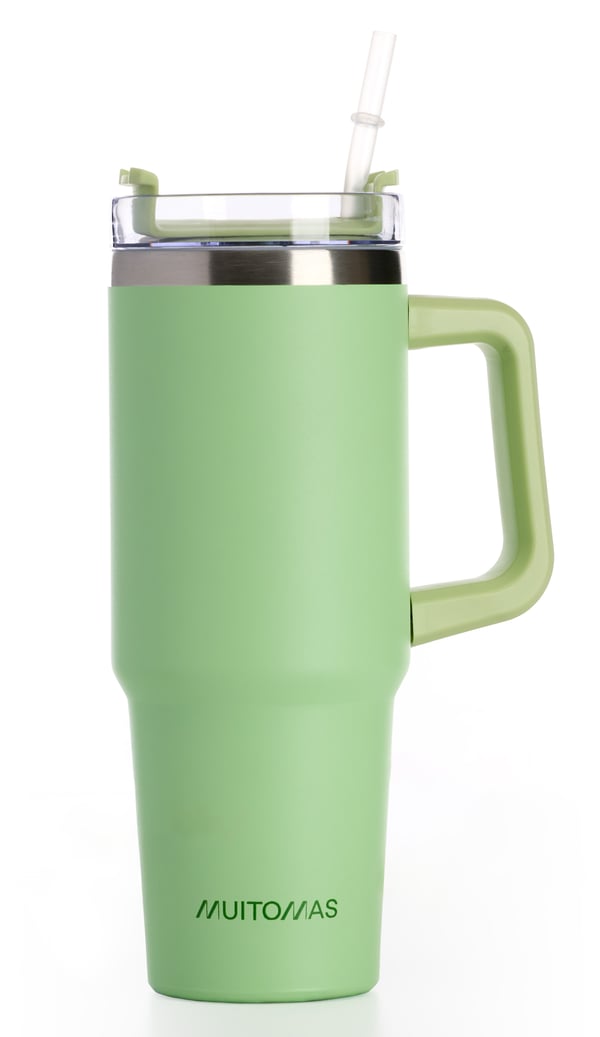 Miniatyrbillede 5 af 7: Muitomas TRAVELMUG900GN rejsekrus 900 ml Grøn Rustfrit stål