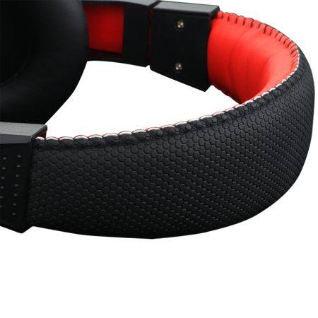 REDRAGON H120 hörlur och headset Kabel Huvudband Spela Svart, Röd