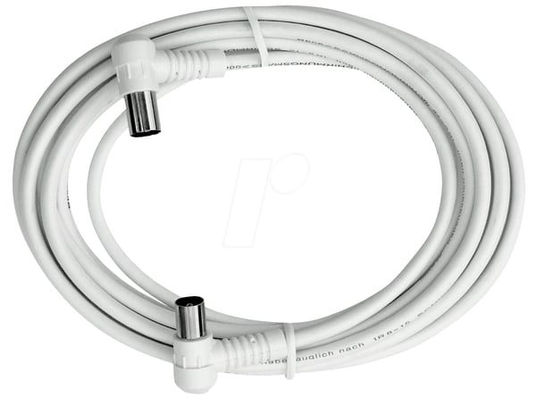 Axing 5m 2xIEC koaxial kabel IEC