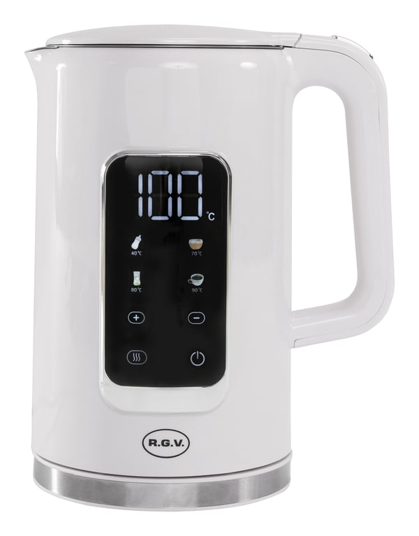 RGV 00000111420 vattenkokare 1,7 l 2200 W Svart, Vit