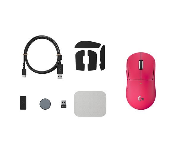 Miniatyrbild 3 av 7: Logitech G PRO X SUPERLIGHT 2c datormöss Spela Ambidextrous RF Trådlös 44000 DPI