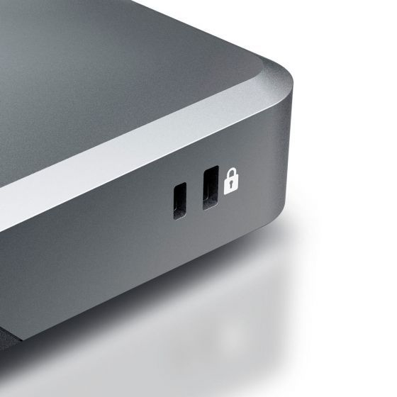 Pikkukuva 6 / 9: ALOGIC DUPRDX2-100 kannettavien tietokoneiden telakka ja porttitoistin Langallinen USB 3.2 Gen 1 (3.1 Gen 1) Type-C Musta, Harmaa