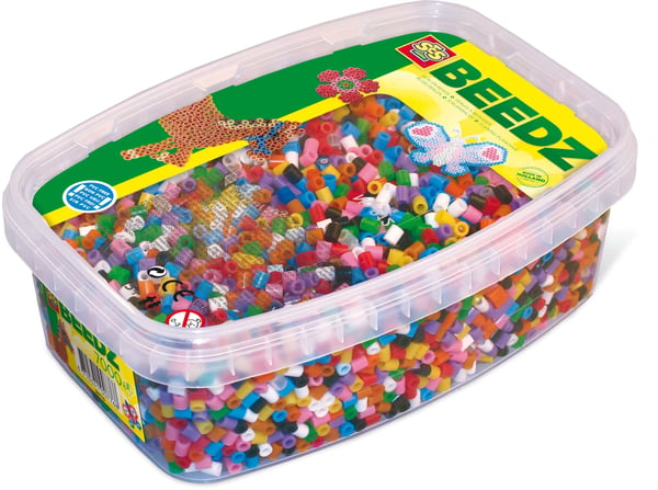 Miniatyrbild 1 av 2: SES Creative Beedz Children's box of 7000 Mix Basic Iron-on Beads Pärlor till pärlplattor