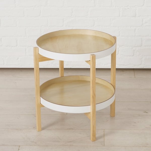 Boltze 2051379 kaffe-, side- & endebord Kaffebord Rund form 4 ben