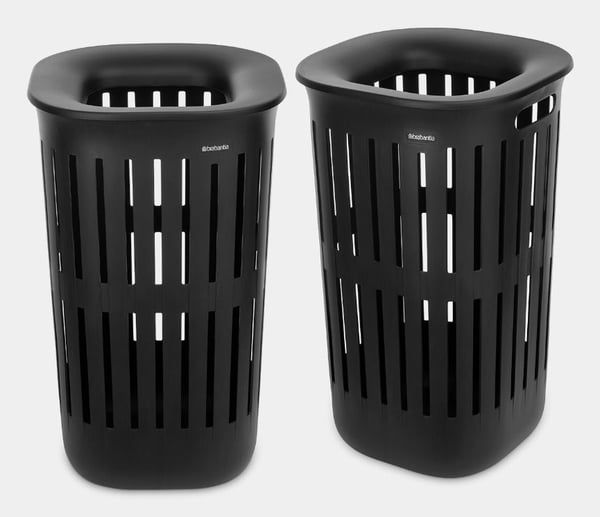 Brabantia Collect-It vasketøjskurv 55 L Oval Genanvendt plast Sort