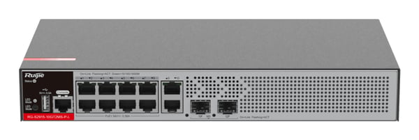 Ruijie Networks RG-S2915-10GT2MS-P-L netværksswitch Administreret L2 Gigabit Ethernet (10/100/1000) Strøm over Ethernet (PoE) Grå