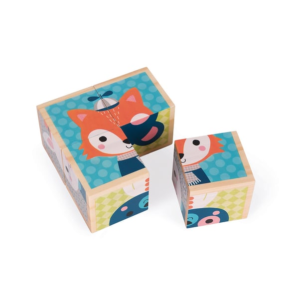 JANOD My First Blocks Forest Portraits (wood)