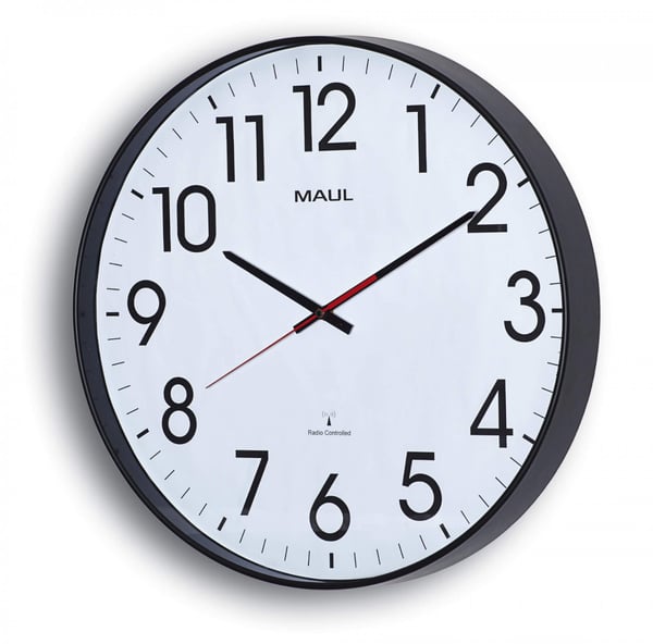 MAUL 9054890 vägg- och bordsklocka Digital klocka Rund Svart, Vit