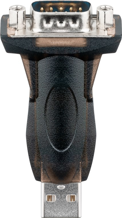 Miniatyrbillede 1 af 3: Goobay 69822 kabel kønsskifter USB RS-232 Sort