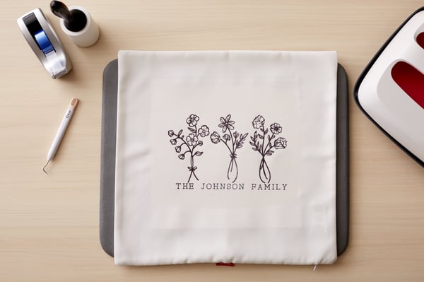 Cricut Pillow Cover Blank Hvid Polyester