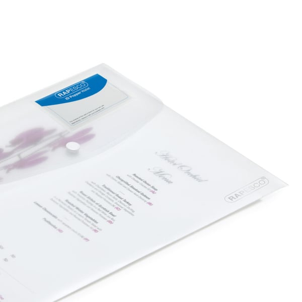 Rapesco 1629 mappar Polypropylen (PP) Translucent A4