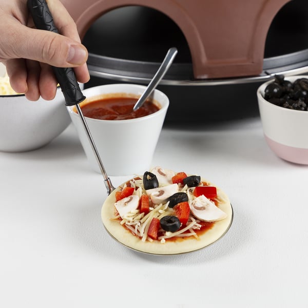 Tristar PZ-9154 pizza fremstiller & ovn 4 pizza(er) 900 W Sort, Brun