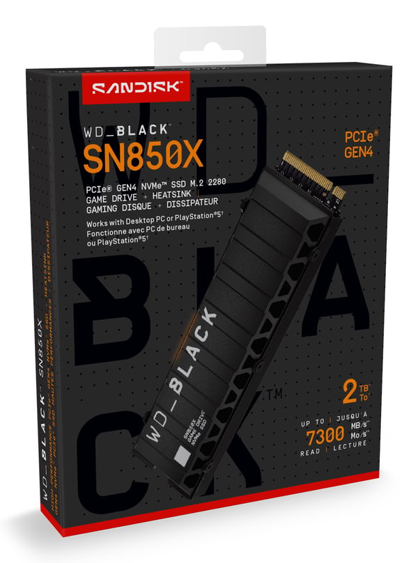 Pikkukuva 4 / 4: Western Digital Black WD_BLACK SN850X NVMe 2 TB M.2 PCI Express 4.0