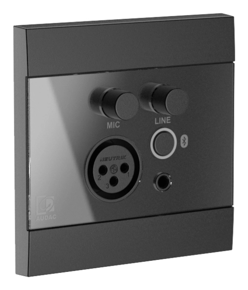 AUDAC WP225/B äänimuunnin Musta