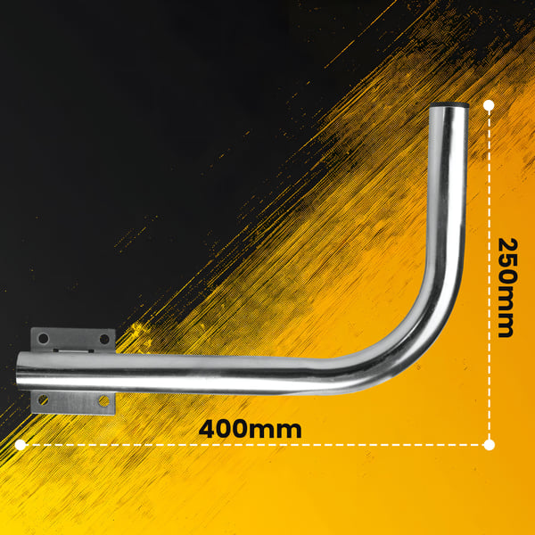 Extralink B300 BALCONY HANDLE WITH U-BOLTS M8 PRAWY
