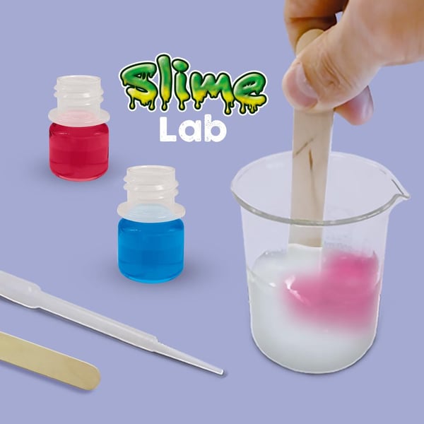 Pikkukuva 3 / 5: SES Creative Slime - kleuren lab – Spelen met slijm - Unicorn - Meng je eigen kleuren slijm - Goed uitwasbaar – STEM speelgoed – Experimenteren met slijm