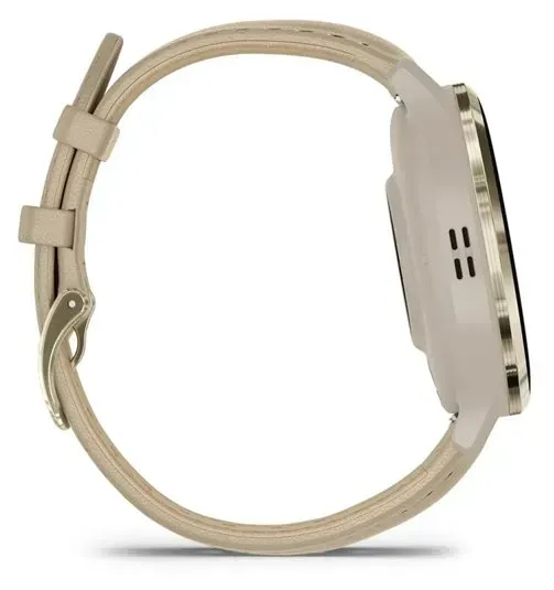 Miniatyrbillede 3 af 8: Garmin 010-02785-55 Smartwatch og sportsur 3,05 cm (1.2") AMOLED 41 mm Digital 390 x 390 pixel Berøringsskærm Guld Wi-Fi GPS (satellit)