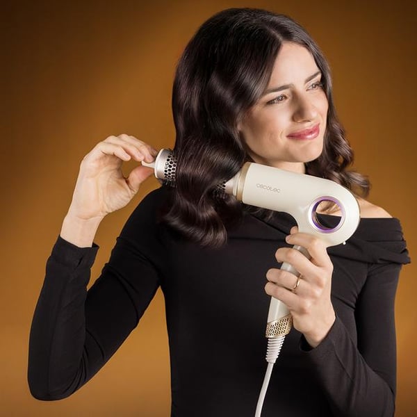 Pikkukuva 17 / 17: Cecotec DryGlam Waves Sensor 6in1 hiustenkuivain 1400 W Beige